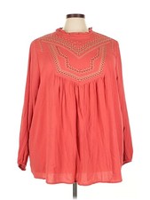 NWT Torrid Women Red Long Sleeve Blouse 4X Plus