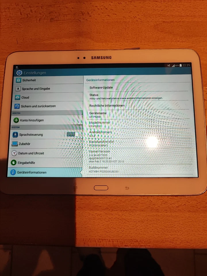 Samsung Galaxy Tab 3 GT-P5200 16GB, WLAN + 3G (Entsperrt), 25,7 cm (10,1 Zoll) - - Bild 3 von 4
