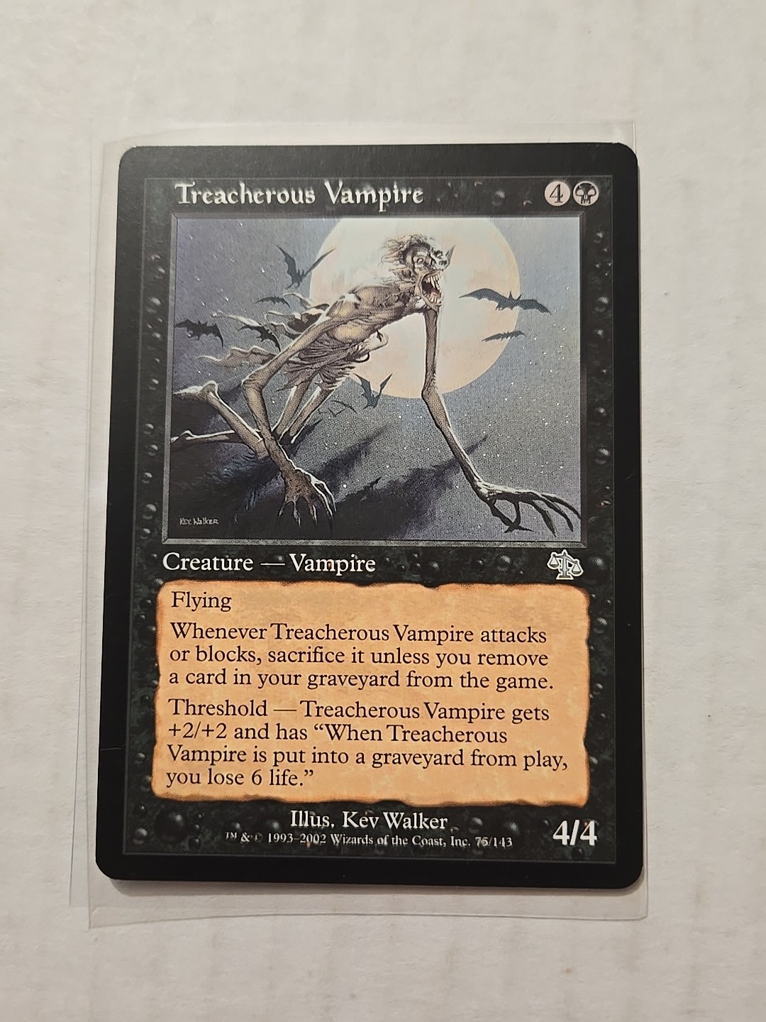 Treacherous Vampire - Judgment - LP - Uncommon - Creature - MTG