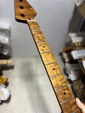 20 fret Roasted flame maple Matte 4 tring J BASS guitar neck part