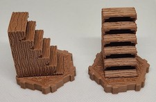 3d Printed 2 Stairs Wood Looking Option 2 For Heroscape