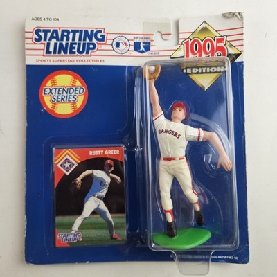 Startaufstellung MLB Texas Rangers Rusty Greer Figur 1995 Kenner 68769 NRFP