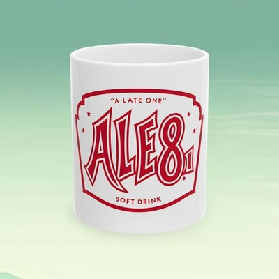 Ale-8-One Soft Drink 11oz & 15oz Coffee Tea White Mug