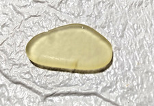 Yellow Beach Sea Glass Surf Tumbled Genuine Necklace Pendant Craft DIY Seaglass