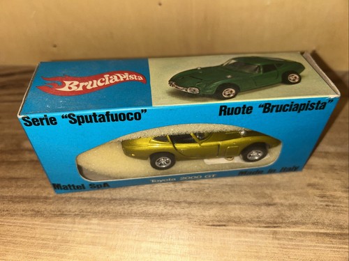 MEBETOYS MATTEL SPUTAFUOCO TOYOTA - 2000GT 1967 In Box - Foto 2 di 8