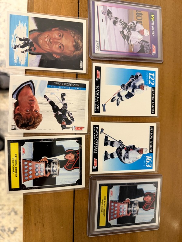 7 card- 1991 score wayne gretzky lot