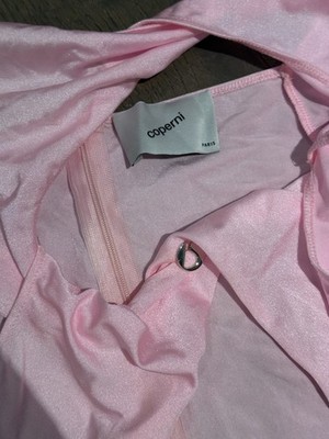 Coperni Cut Out Jersey Dress Light Pink Size S NEVER WORN