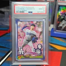 Topps 2025 MLB World Tour Tokyo Series Murakami Yamamoto Dodgers #11 PSA 10