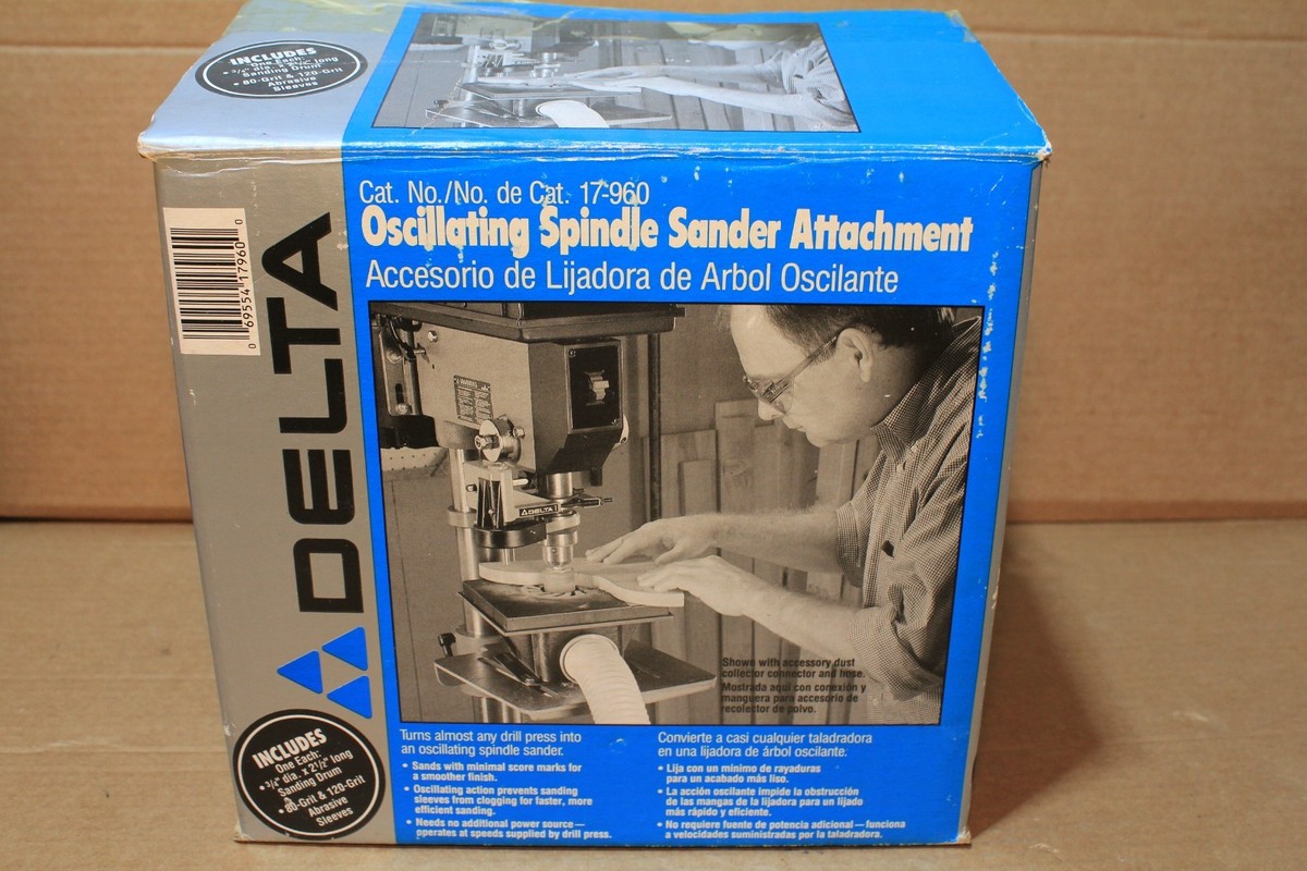 Delta 17-960 Oscillating Spindle Sander Attachment W/ Box (NO