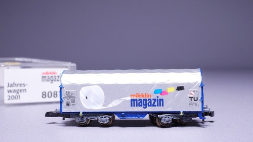 Spur Z Märklin 80811 Magazin Jahreswagen 2011 Schiebeplanenwagen in OVP #BK_418 | Condition: Gebraucht