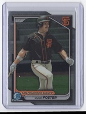 2024 Bowman Chrome Prospects Cole Foster San Francisco Giants #BCP-83