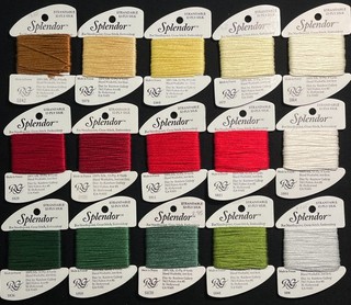 15x Needlepoint/Embroidery THREAD RAINBOW GALLERY Splendor 12 ply silk GS3