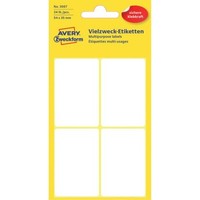 Avery Zweckform Vielzweck-Etiketten, 54 X 35 Mm, Weiß, KP 3 Bis 60 Stk