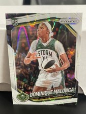 2025 Panini WNBA Prizm Basketball White Seismic Prizm Rc Dominique Malonga