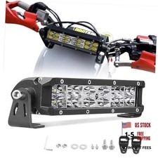 LED Light Bar, 7000LM Spot Flood Combo LED Off Road Driving Fog Light 6 Inch