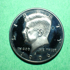 1996-S Kennedy Half  Clad  Proof