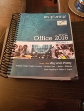 Exploring Microsoft Office 2016 Volume 1 Exploring for Office 2016 Series