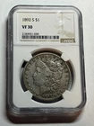 1892-S Morgan Silver Dollar NGC VF30 Nice Original Tough Date