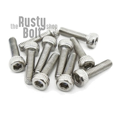 M2.5 x 10mm, Socket Head Cap Screws, A2 304 18-8, Stainless Steel