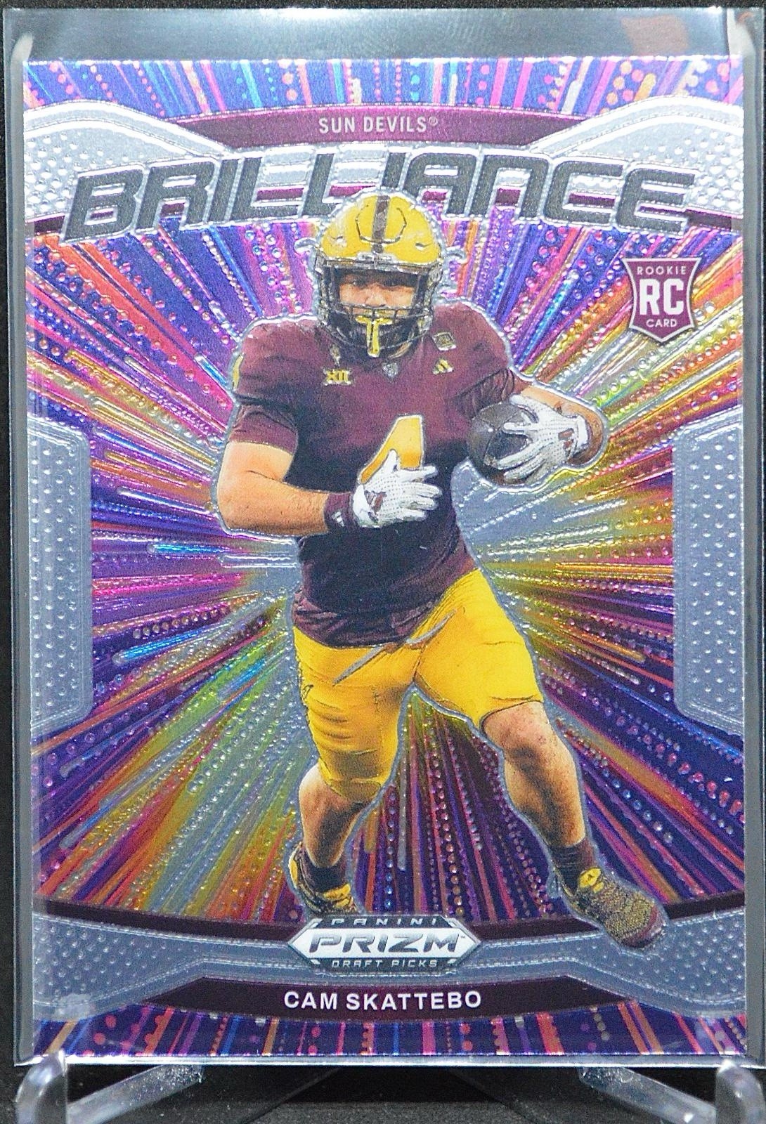 2025 Panini Prizm Draft Picks, Brilliance - #3 Cam Skattebo (RC)