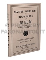 Buick Teilekatalog Buch 1941 1940 1939 1938 1937 1936 1935 1934 1933 Nachdruck
