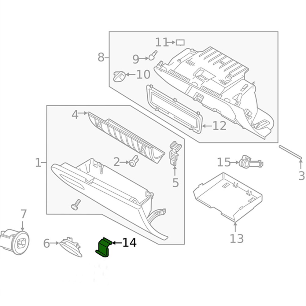 APL Ricambio fibbia auto clip plastica montaggio superiore per Volvo Xc40 31477918 cappello