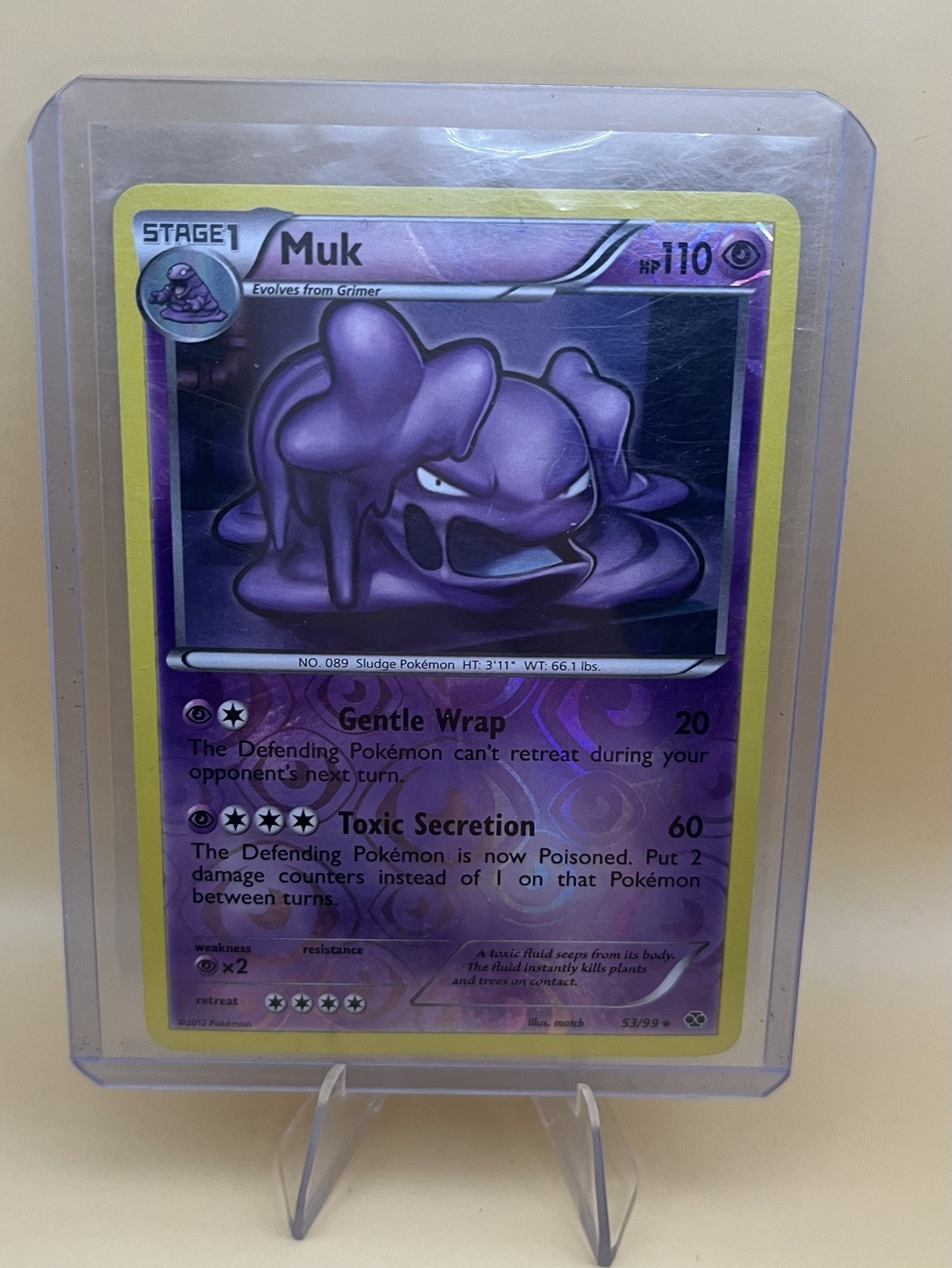 2011 Pokemon 53/99 Muk Rare Next Destinies
