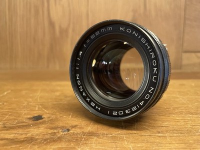 *Rare KONICA F Mount : Near Mint ++* Hexanon 52mm F/1.4 Lens for F FS FP FM /JPN