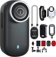 4K Mini Body Camera, Wearable Camera with 360 Rotatable Clip  Magnetic Clip,