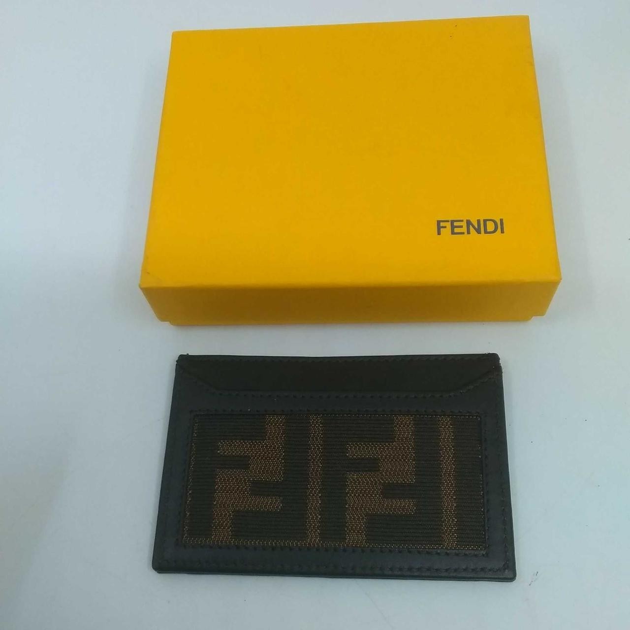 Vintage FENDI Card Holder with Model Number – Rare Collectible