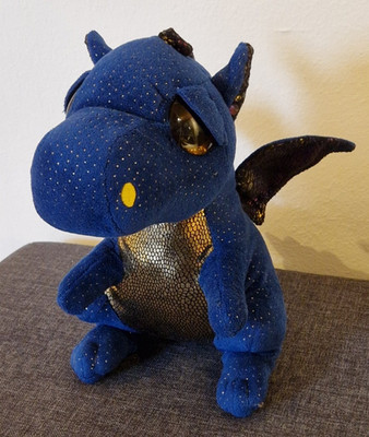 TY Beanie Boo`s Saffire der Drache - Blau - 23cm - 2020