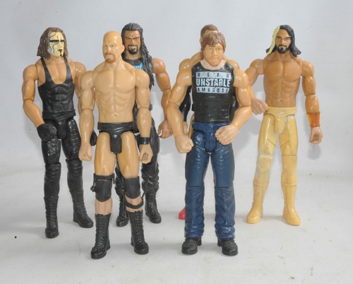 6x WWE MATTEL 12 POLLICI ACTION FIGURE 2016 - Foto 1 di 5