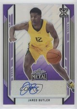 2021-22 Leaf Metal Purple Rainbow 10/30 Jared Butler #BA-JB1 Auto 8d2
