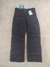 Columbia Boys Bugaboo Snow Pants/Ski Pants Black Sz XL New, grow seam