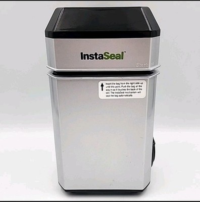 InstaSeal Food Vacuum Sealer Machine Model 6029 Upright Silver