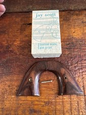 Vintage Jay Scott Mahogany Grips For Colt Saa 2nd 3rd Gen Models