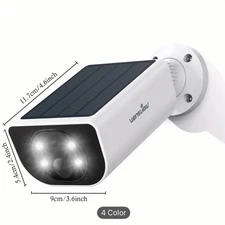 WANSVIEW Solar Wireless Security Cameras – Dual-Band WiFi, Night Vision