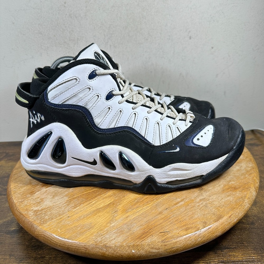 Nike Air Max Uptempo 97 Basketball Shoes Mens Size 9.5 White