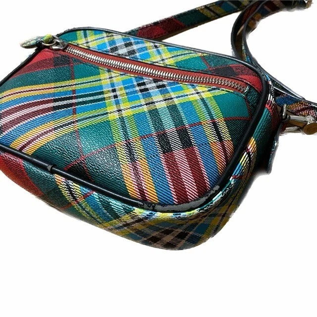 BOLSO CÁMARA TARTÁN SHUKA VIVIENNE WESTWOOD Verde Multicolor Foto 2 de 4