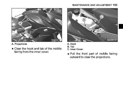 Libro manual del dueño de Kawasaki 2017 versys 650 ABS - Imagen 9 de 12