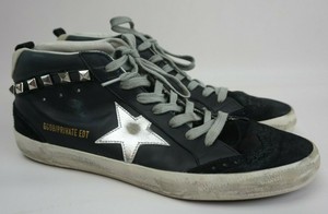 golden goose mid top sneakers