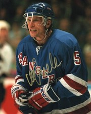 ULF SAMUELSSON SIGNED AUTOGRAPH NEW YORK RANGERS  8X10 PHOTO   PROOF