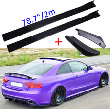 DE Heckstoßstangenschutz + 78.7''/2M Seitenschweller Für Audi RS5 S5 A5 8T MK1