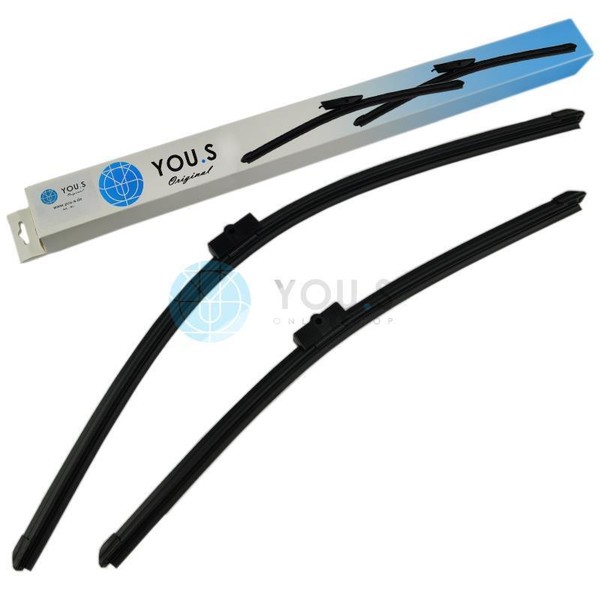 2 You.S Scheibenwischer Vorne 600 + 480 Mm FüR VW Jetta III (1K2)-image