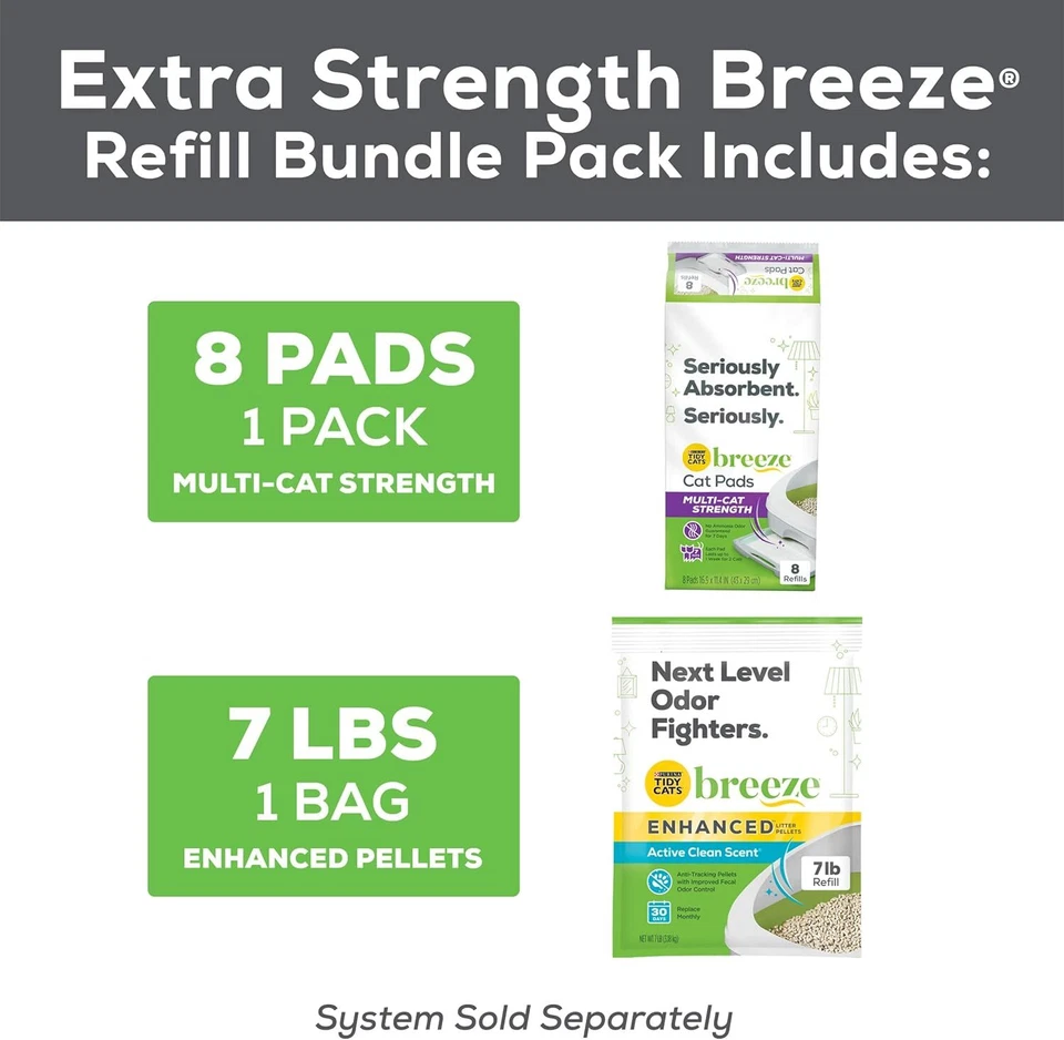   Paquete de recarga de arena para gatos Breeze Extra Strength Foto 3 de 4