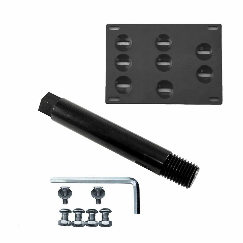 Soporte de parachoques de montaje de matrícula de remolque negro para Porsche 911 1994-2011 Foto 2 de 4