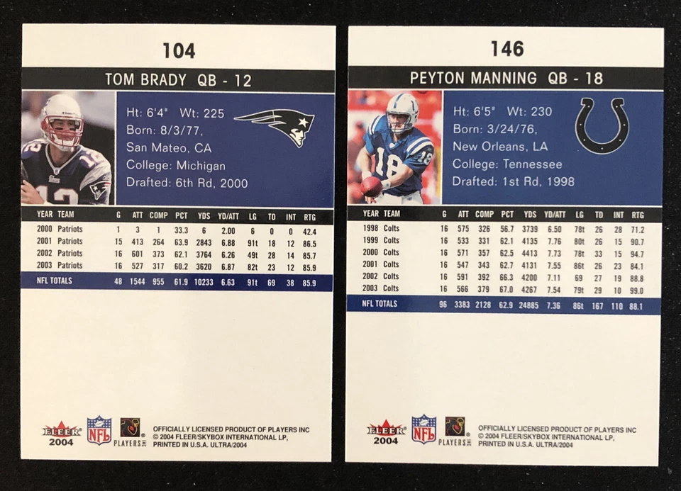 2004 Fleer Ultra Football Cards Singles You Pick - Image 2 of 4