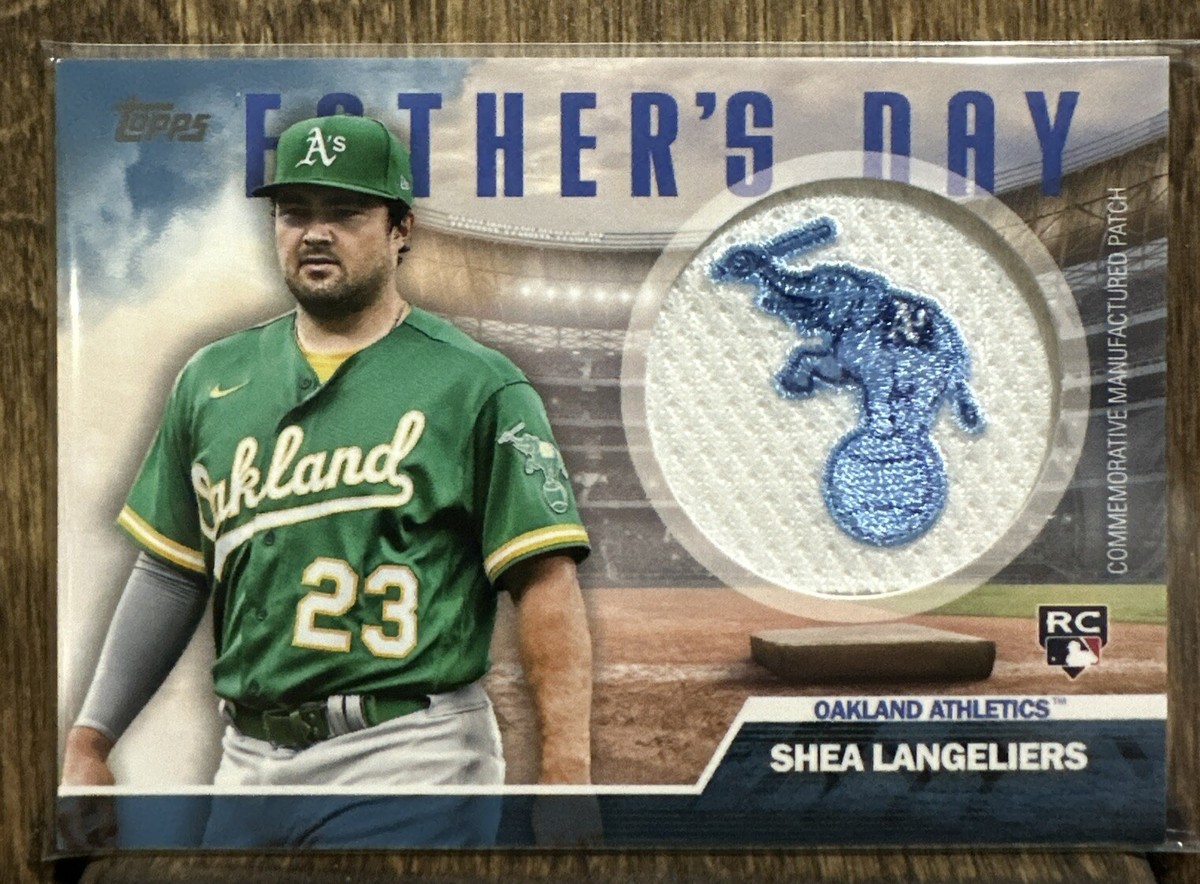 2023 Topps Series 2 Shea Langeliers RC Father's Day Patch