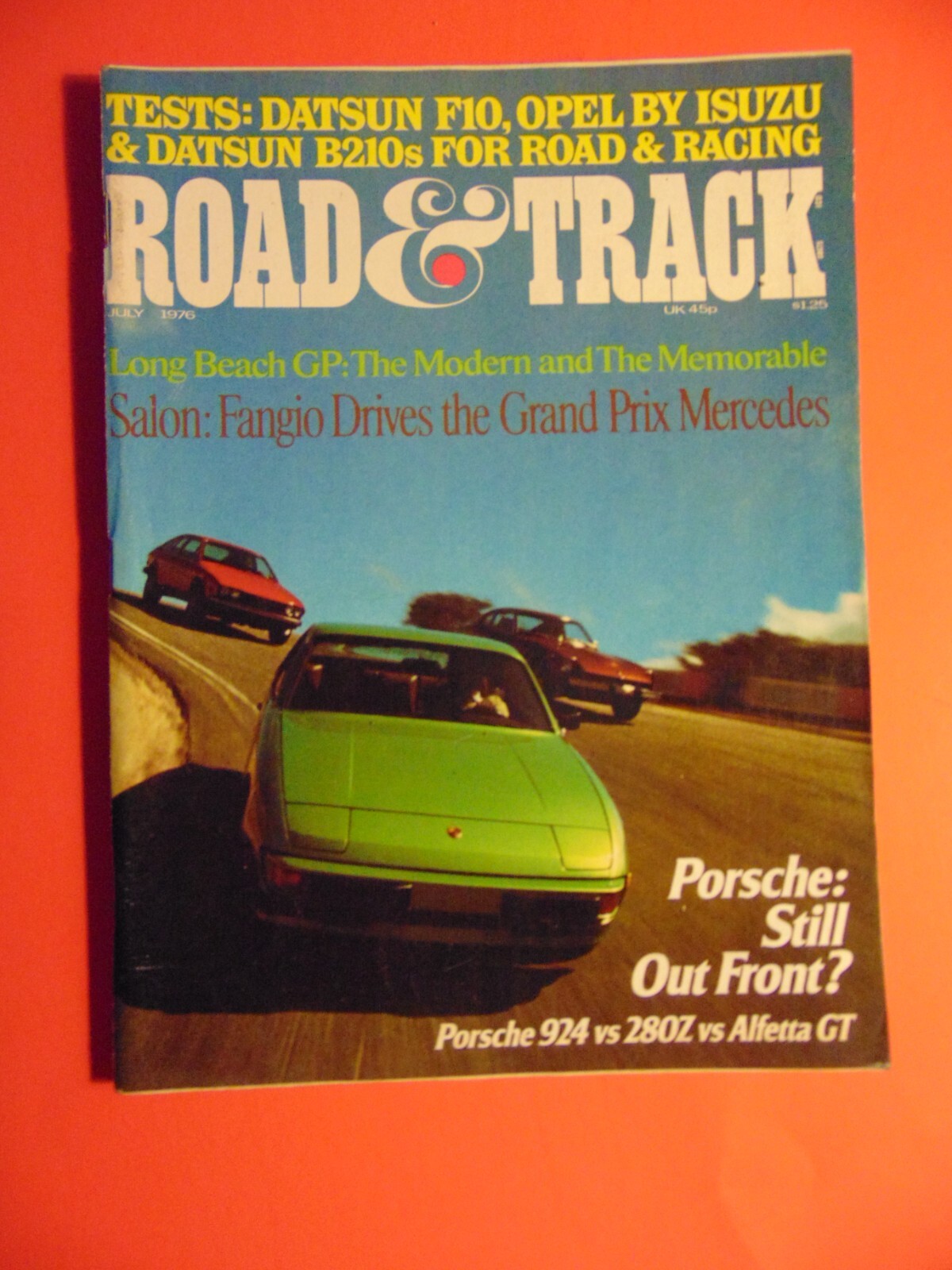 Road & Track magazine July 1976 Test Datsun F10-OPEL