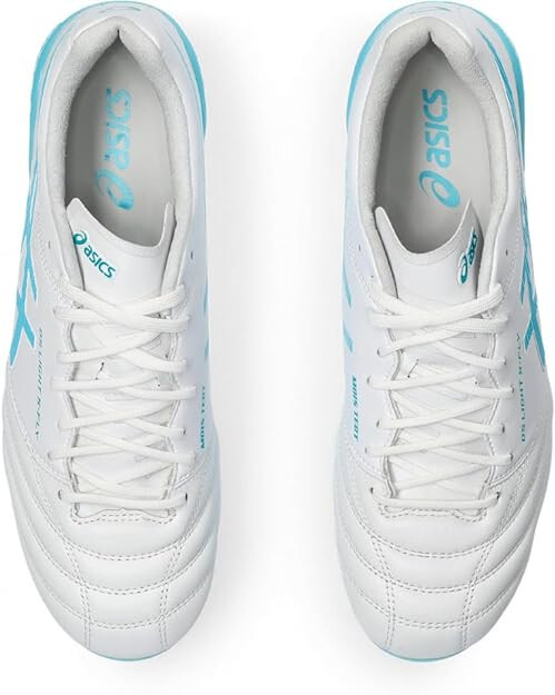 ASICS Football Soccer Shoes DS LIGHT X-FLY 5 White Blue 1101A047